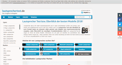 Desktop Screenshot of lautsprechertest.de