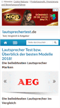 Mobile Screenshot of lautsprechertest.de