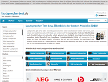 Tablet Screenshot of lautsprechertest.de